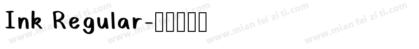 Ink Regular字体转换